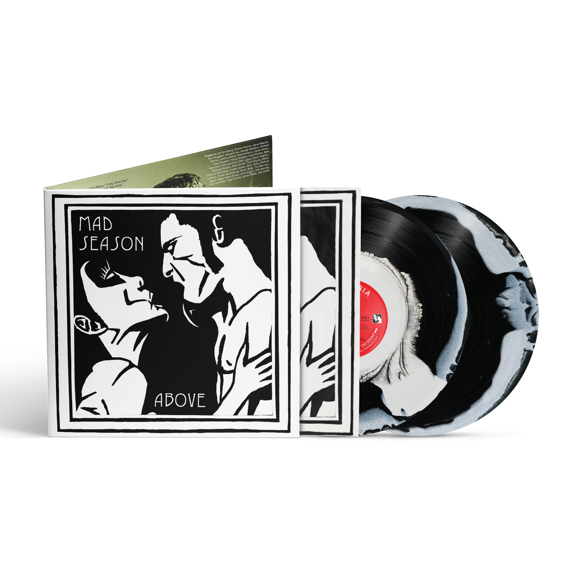 MAD SEASON 'ABOVE’ 30TH ANNIVERSARY EDITION 2LP (Limited Edition – Only 950 Made, A-Side/B-Side - Black & White Vinyl)