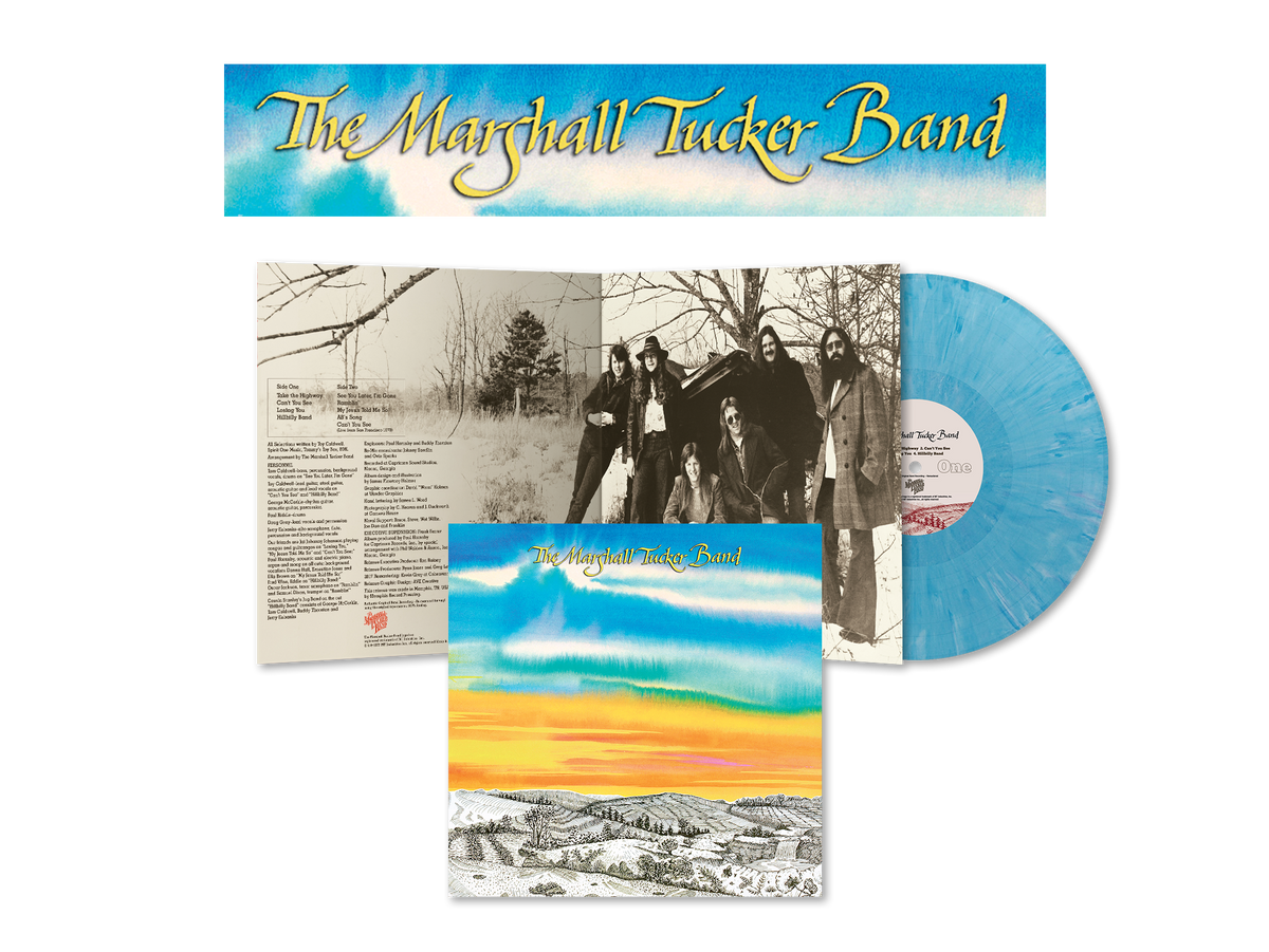 THE MARSHALL TUCKER BAND ‘THE MARSHALL TUCKER BAND’ LP (Limited Edition – Only 300 made, Sky Blue Vinyl)