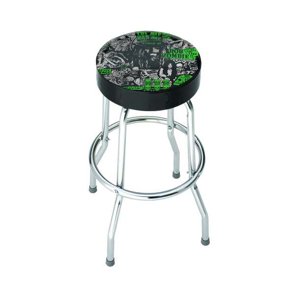 ROCKSAX ROB ZOMBIE BAR STOOL - MAD MAD WORLD ROCKSAX ROB ZOMBIE BAR STOOL - MAD MAD WORLD