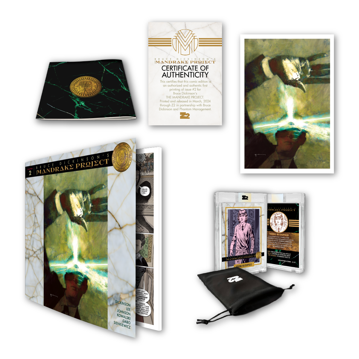 BRUCE DICKINSON'S THE MANDRAKE PROJECT: ISSUE 2  - SIGNED EDITION - 666 AVAILABLE