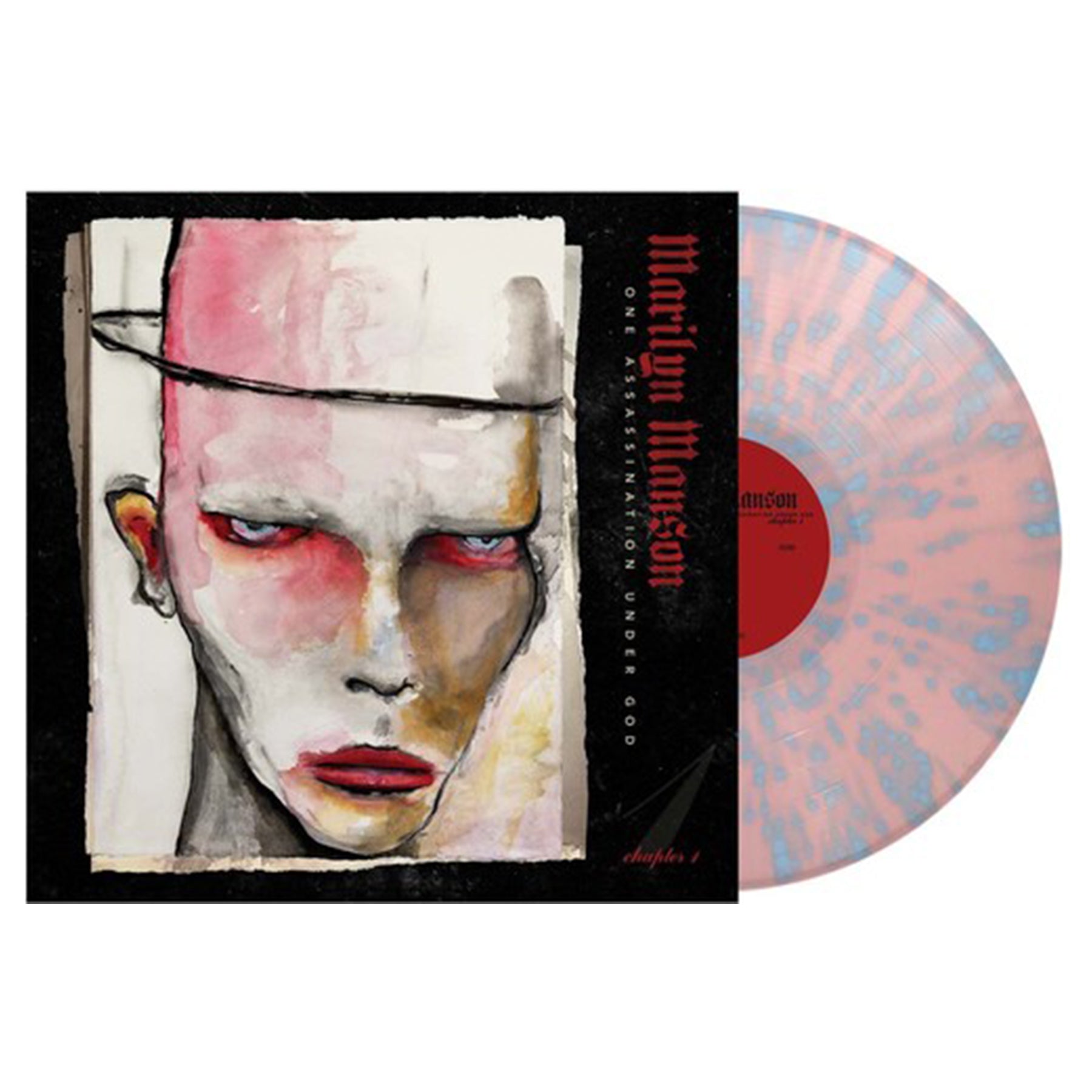 Marilyn Manson One Assassination Under God Chapter 1 Pink and Blue Splatter Vinyl