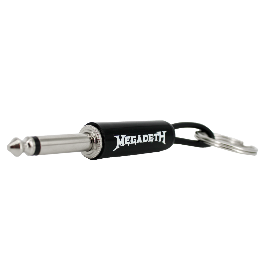 Plug Keychain MEGADETH LOGO GUITAR PLUG KEYCHAIN