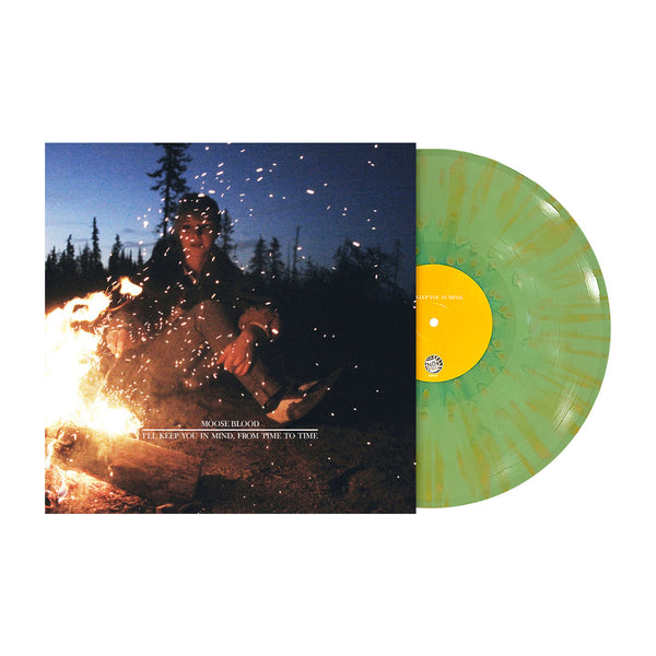MOOSE BLOOD ‘I'LL KEEP YOU IN MIND, FROM TIME TO TIME’ LP (Limited Edition – Only 300 made, Coke Bottle Clear inside Forest Green w/ Gold Splatter Vinyl)