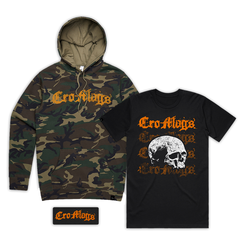 CRO-MAGS LIMITED EDITION NUMBERED HOODIE + T-SHIRT & PATCH BUNDLE