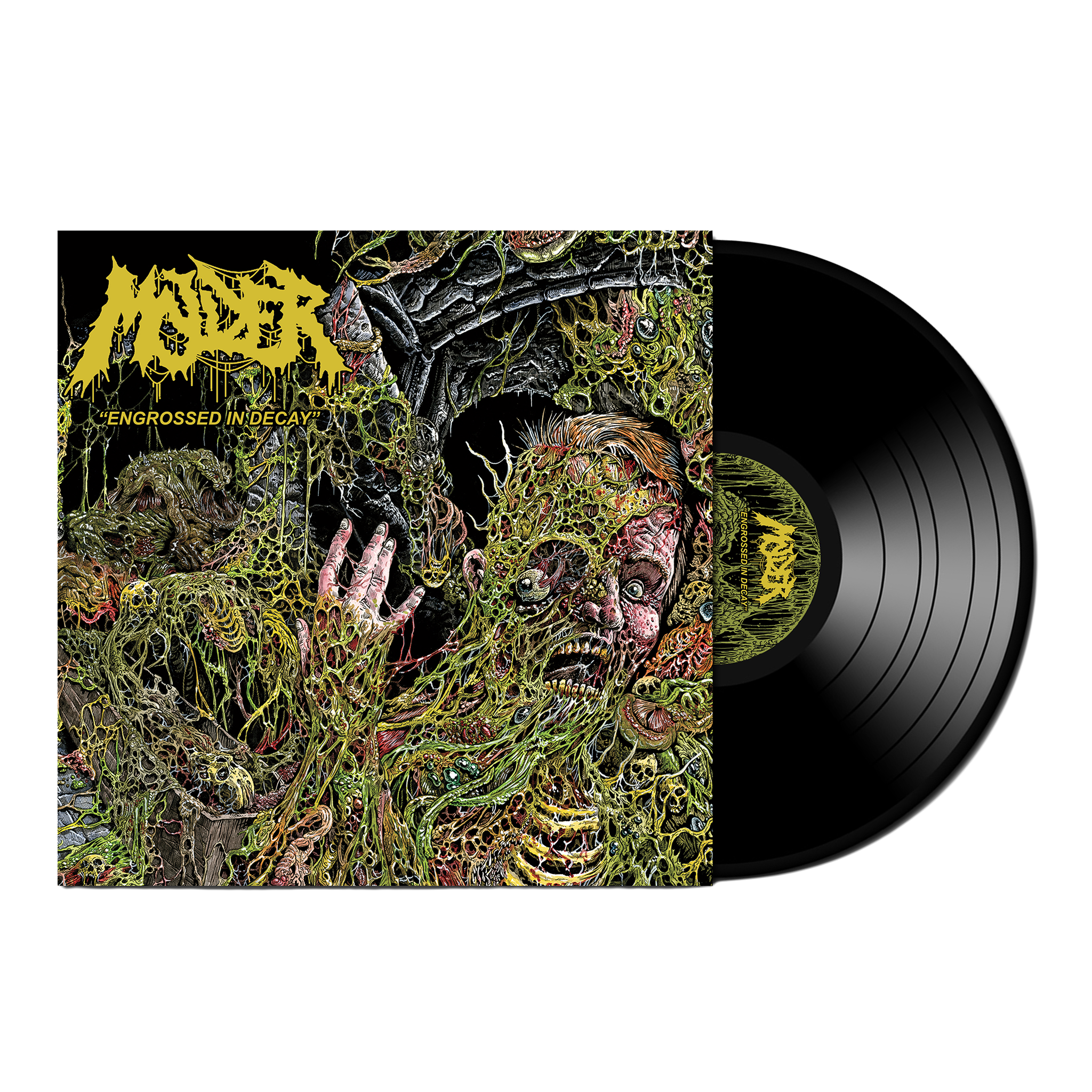 MOLDER 'ENGROSSED IN DECAY' LP (Black Vinyl)