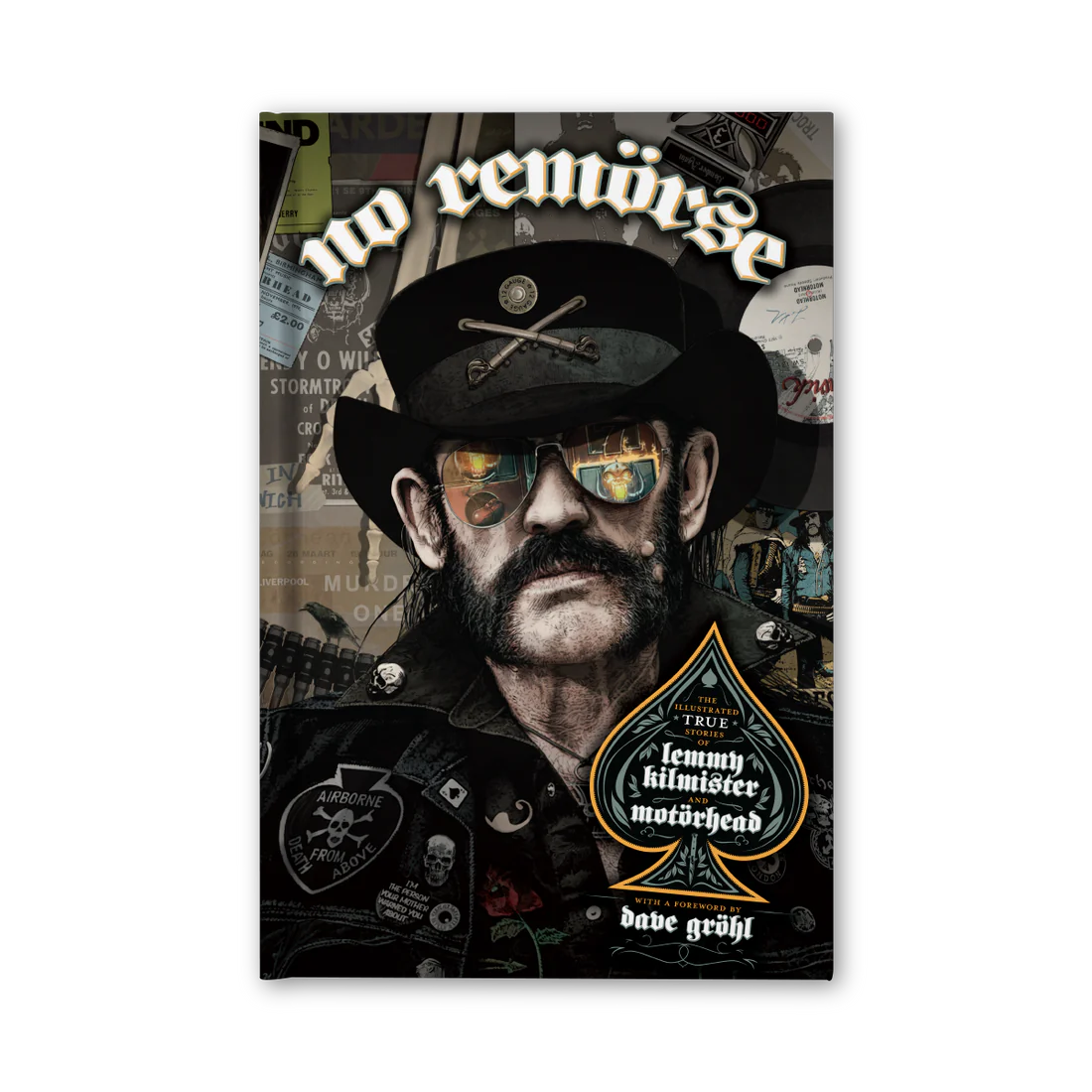 MOTÖRHEAD 'NO REMORSE: THE ILLUSTRATED TRUE STORIES OF LEMMY KILMISTER AND MOTÖRHEAD' BOOK