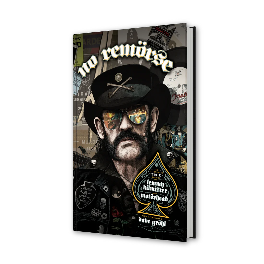 MOTÖRHEAD 'NO REMORSE: THE ILLUSTRATED TRUE STORIES OF LEMMY KILMISTER AND MOTÖRHEAD' BOOK