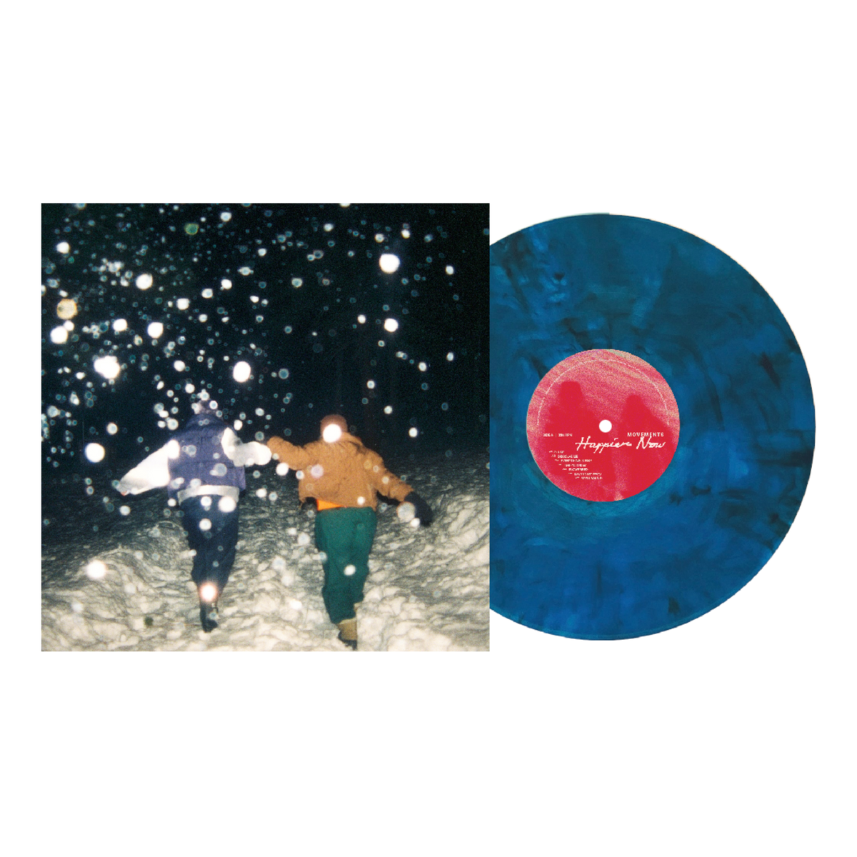 MOVEMENTS ‘HAPPIER NOW’ LP (Exclusive – Limited to 500, Blue Smoke Vinyl)