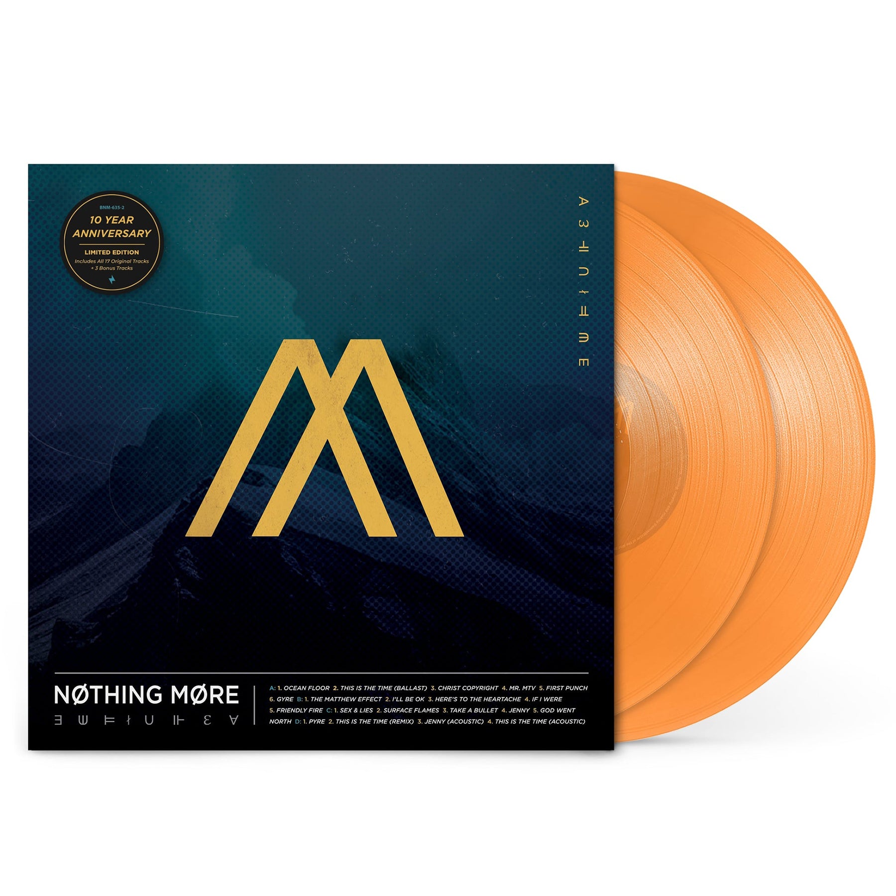 Nothing More Nothing More 10th Anniversary Orange Vinyl