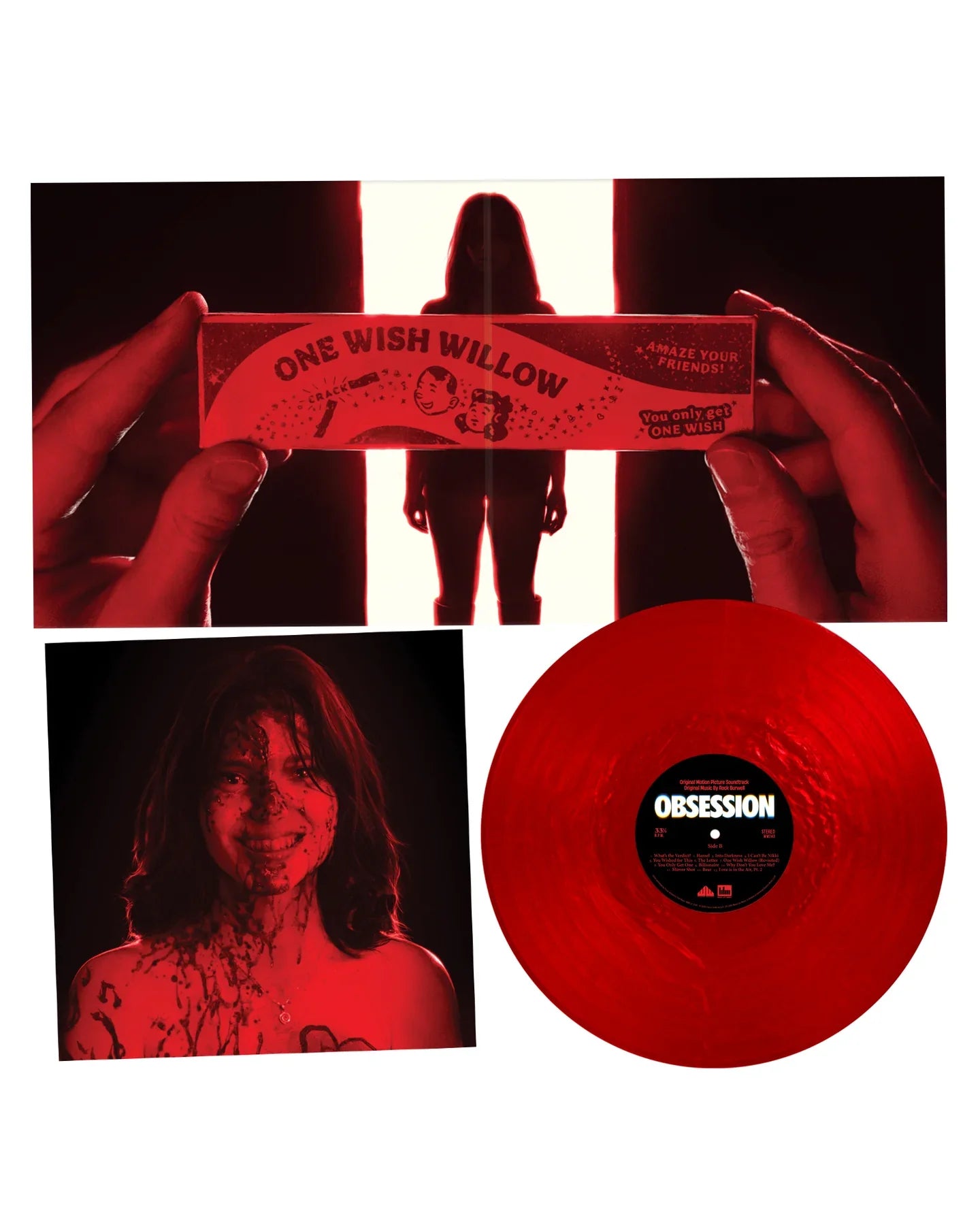 OBSESSION ORIGINAL MOTION PICTURE SOUNDTRACK LP ("Obsession" Pearlescent Red Vinyl)