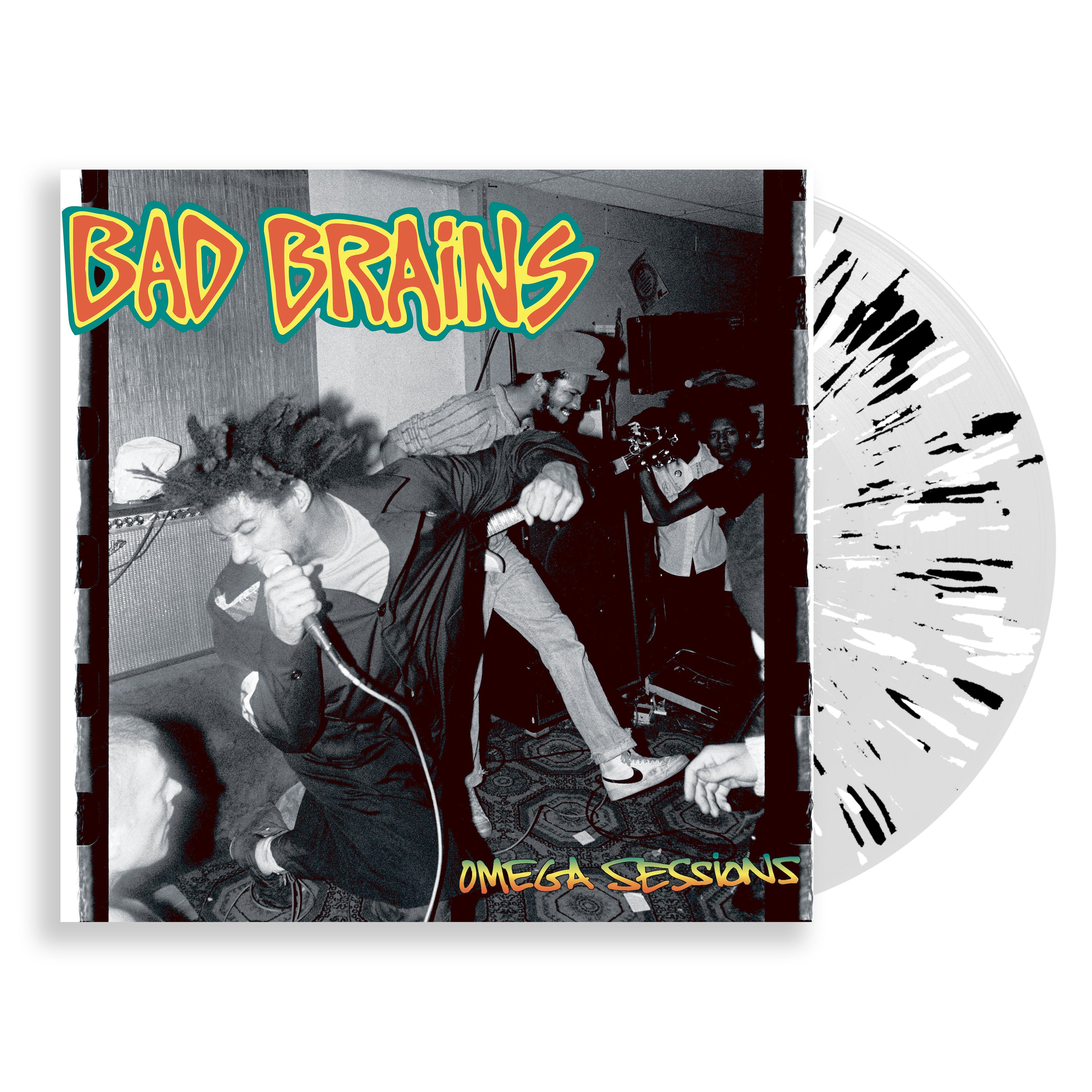 BAD BRAINS ‘THE OMEGA SESSIONS’ EP (Limited Edition – Only 300 Made, Clear w/ Black & White Splatter Vinyl)