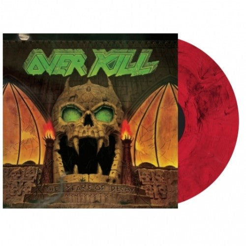 OVERKILL 'THE YEARS OF DECAY' LP (Red Marble Vinyl) Image