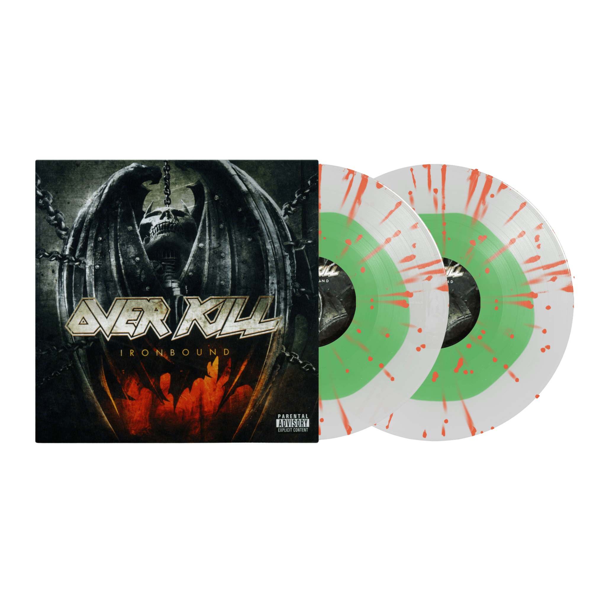 OVERKILL 'IRONBOUND' 2LP (Color In Color Vinyl)