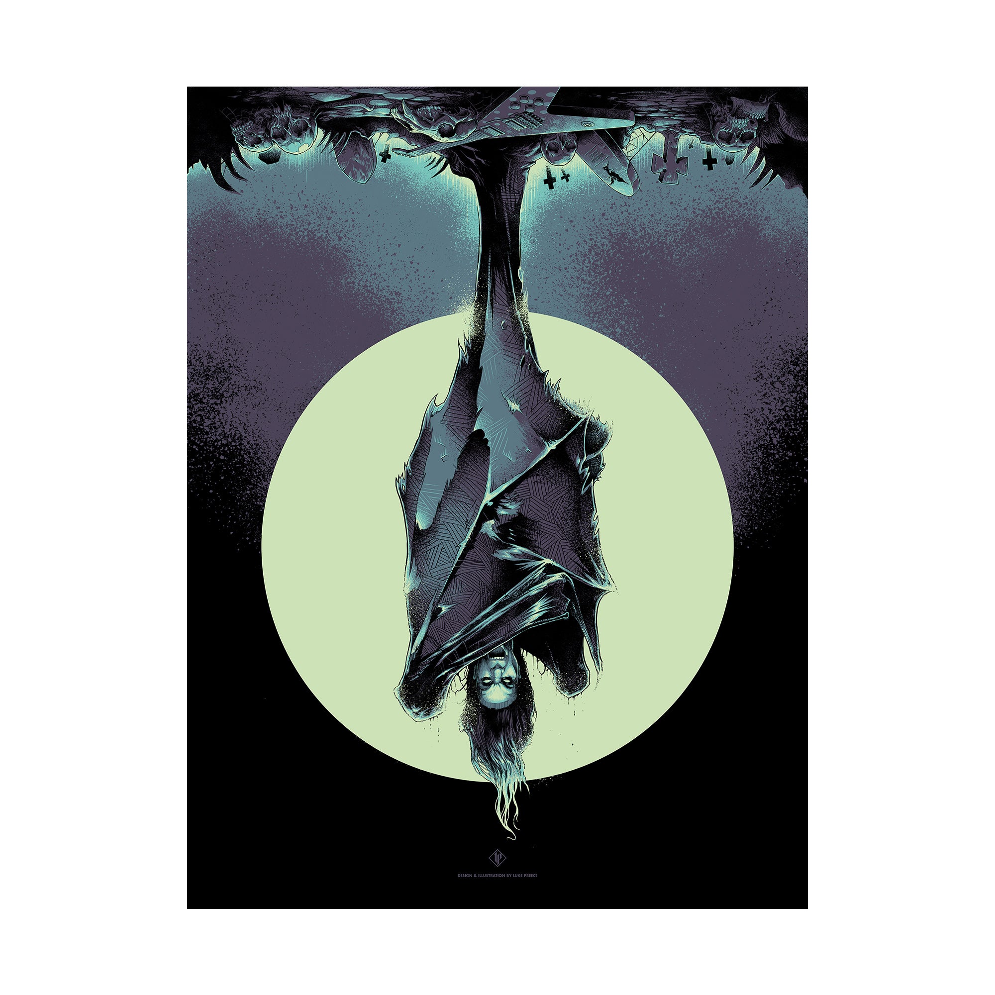 REVOLVER x OZZY EXCLUSIVE HAND-NUMBERED PRINT (Green Moon)