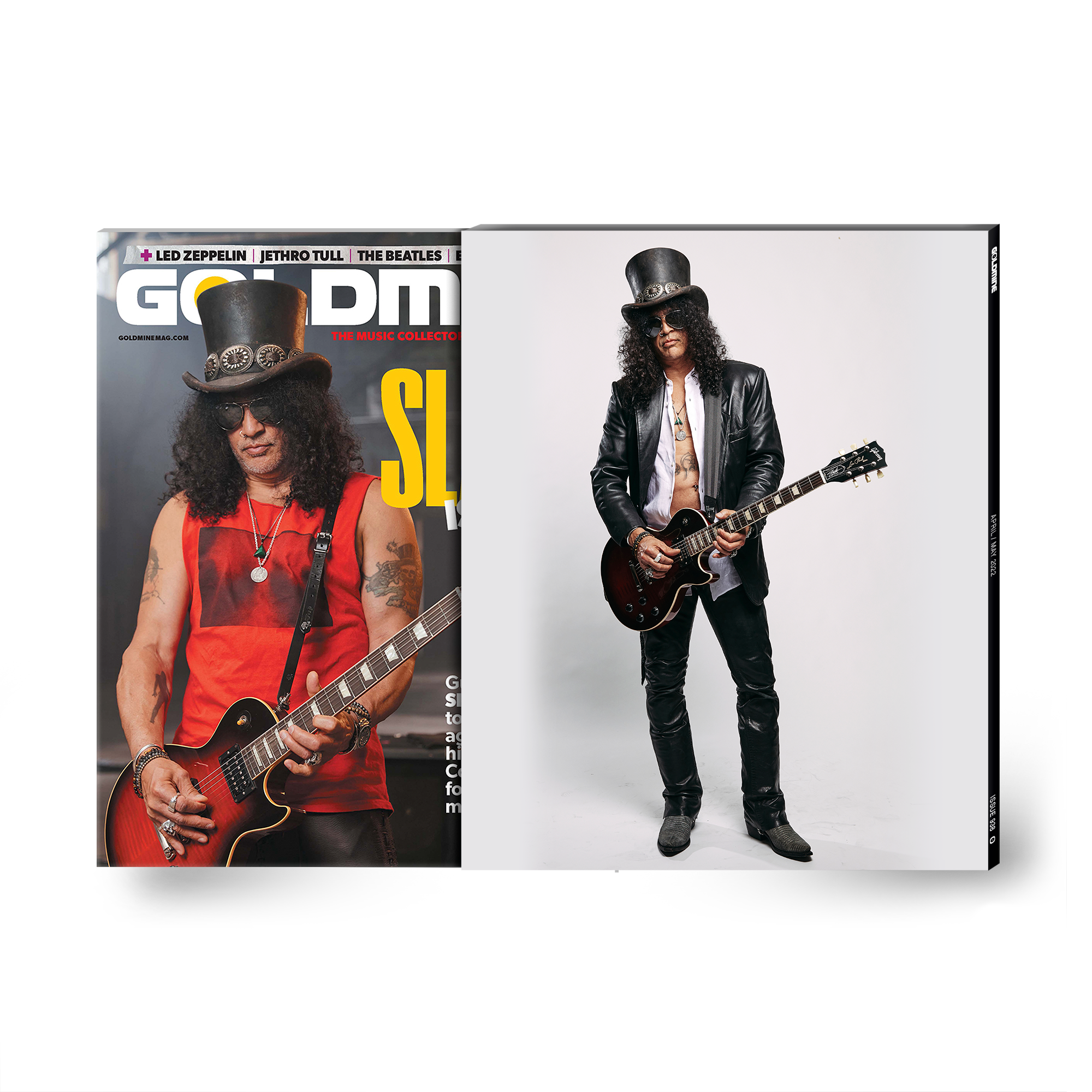 GOLDMINE x SLASH APR/MAY 2022 ALTERNATE COVER ISSUE WITH HAND-NUMBERED SLIPCASE & EXCLUSIVE PHOTO PRINT - LIMITED TO 200