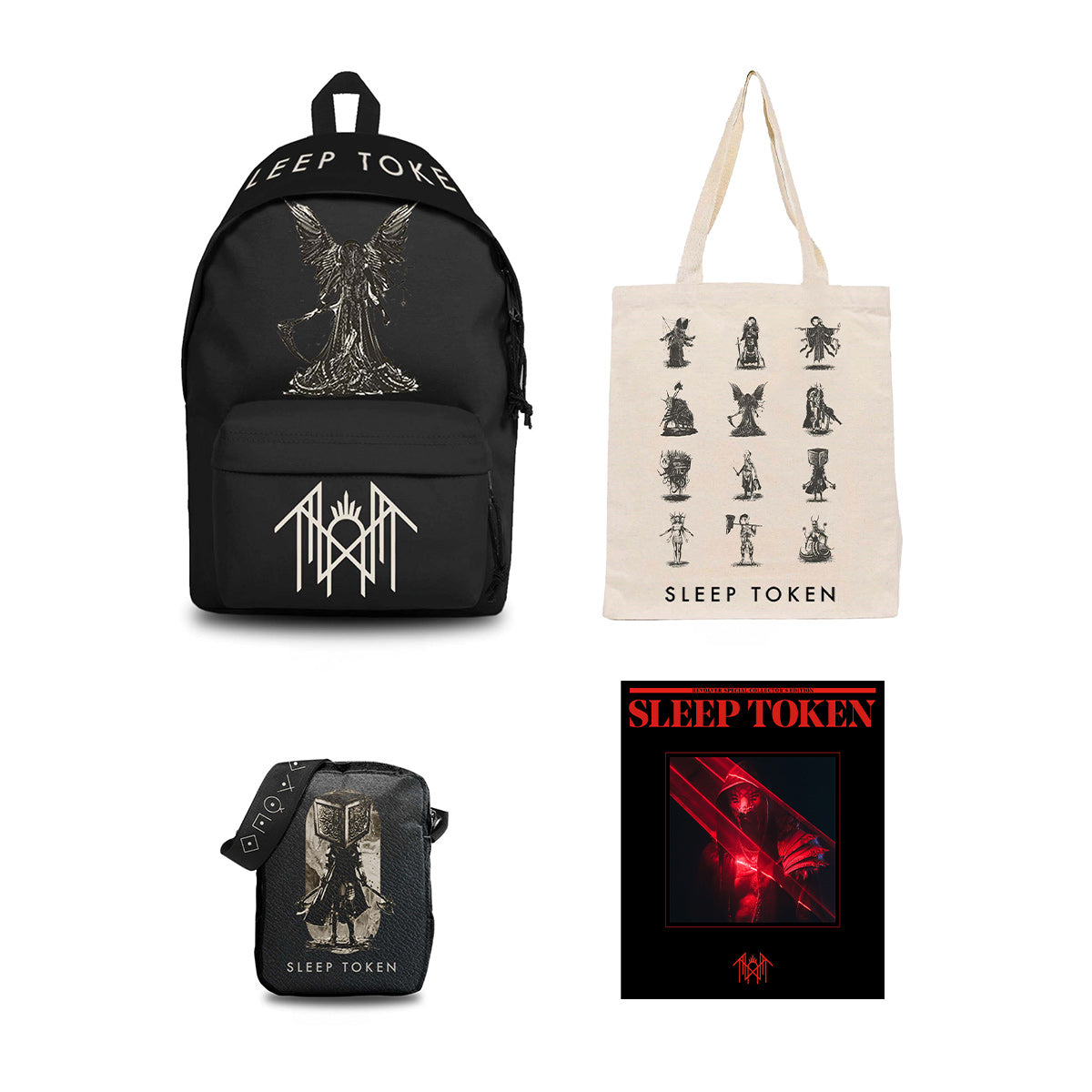 SLEEP TOKEN EXCLUSIVE BAG BUNDLE w/REVOLVER SPECIAL EDITION