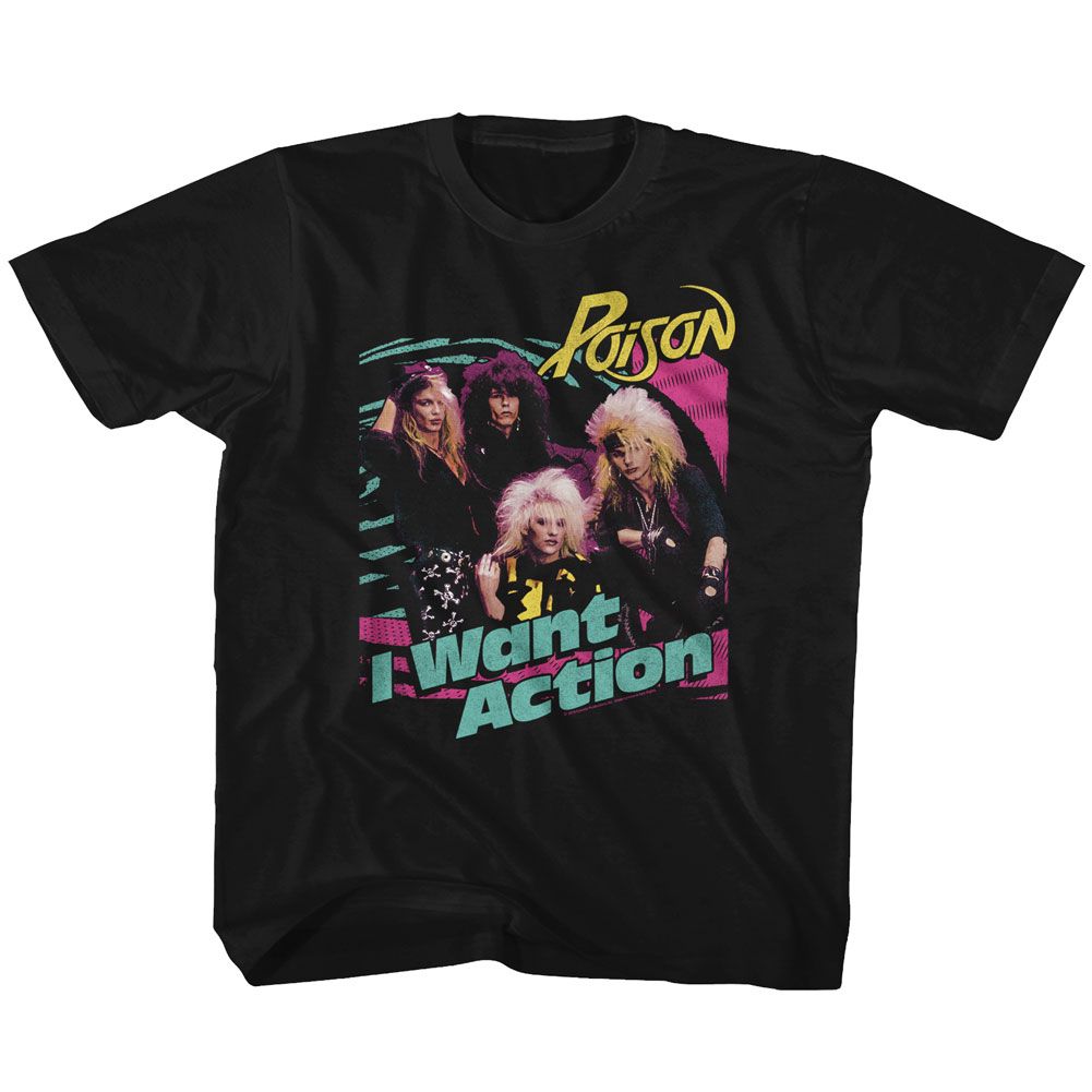 POISON - BRIGHT ACTION YOUTH SHIRT