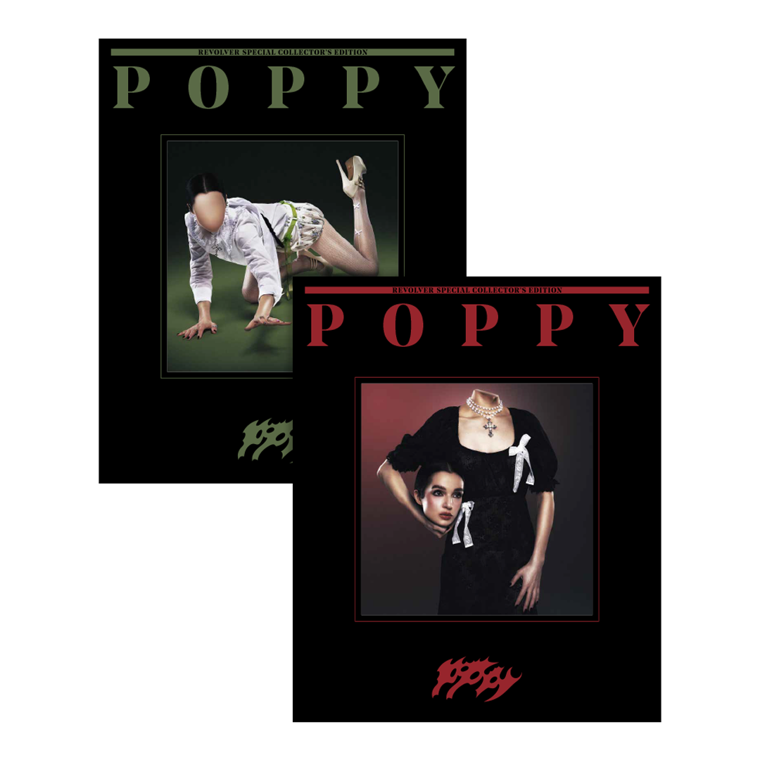 POPPY x REVOLVER SPECIAL ARTIST OF THE YEAR MAGAZINE IN SLIPCASE BUNDLE (Red & Green Editions)