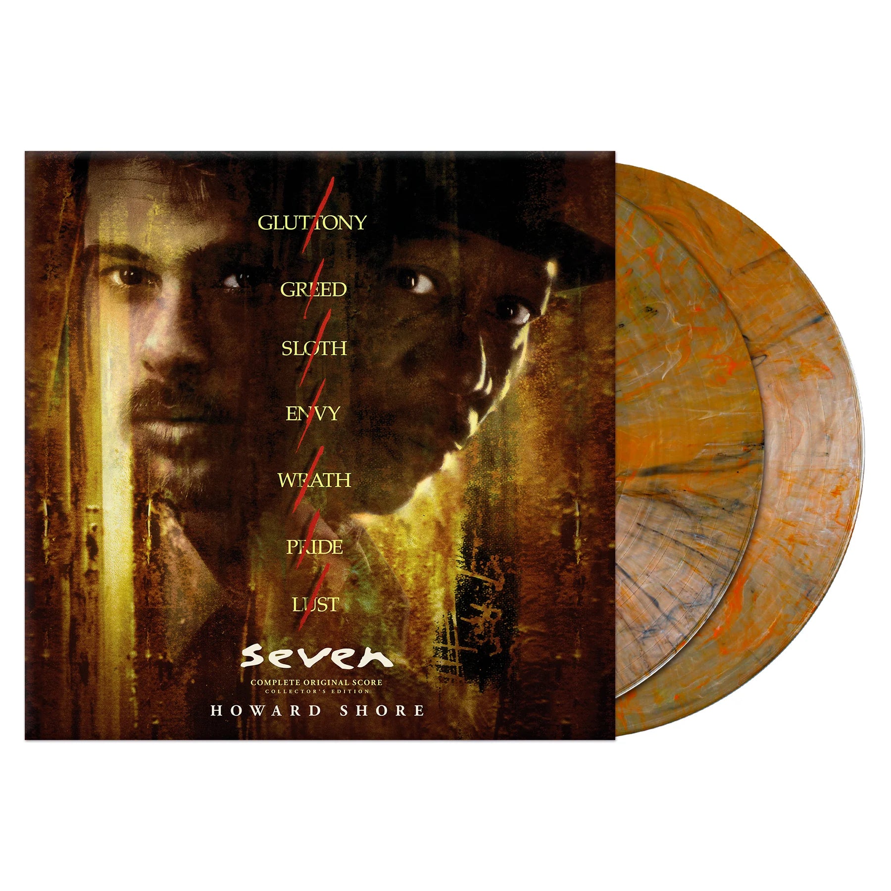 SEVEN ORIGINAL MOTION PICTURE SCORE 2LP ("What's In The Box" Swirl Colored Vinyl)