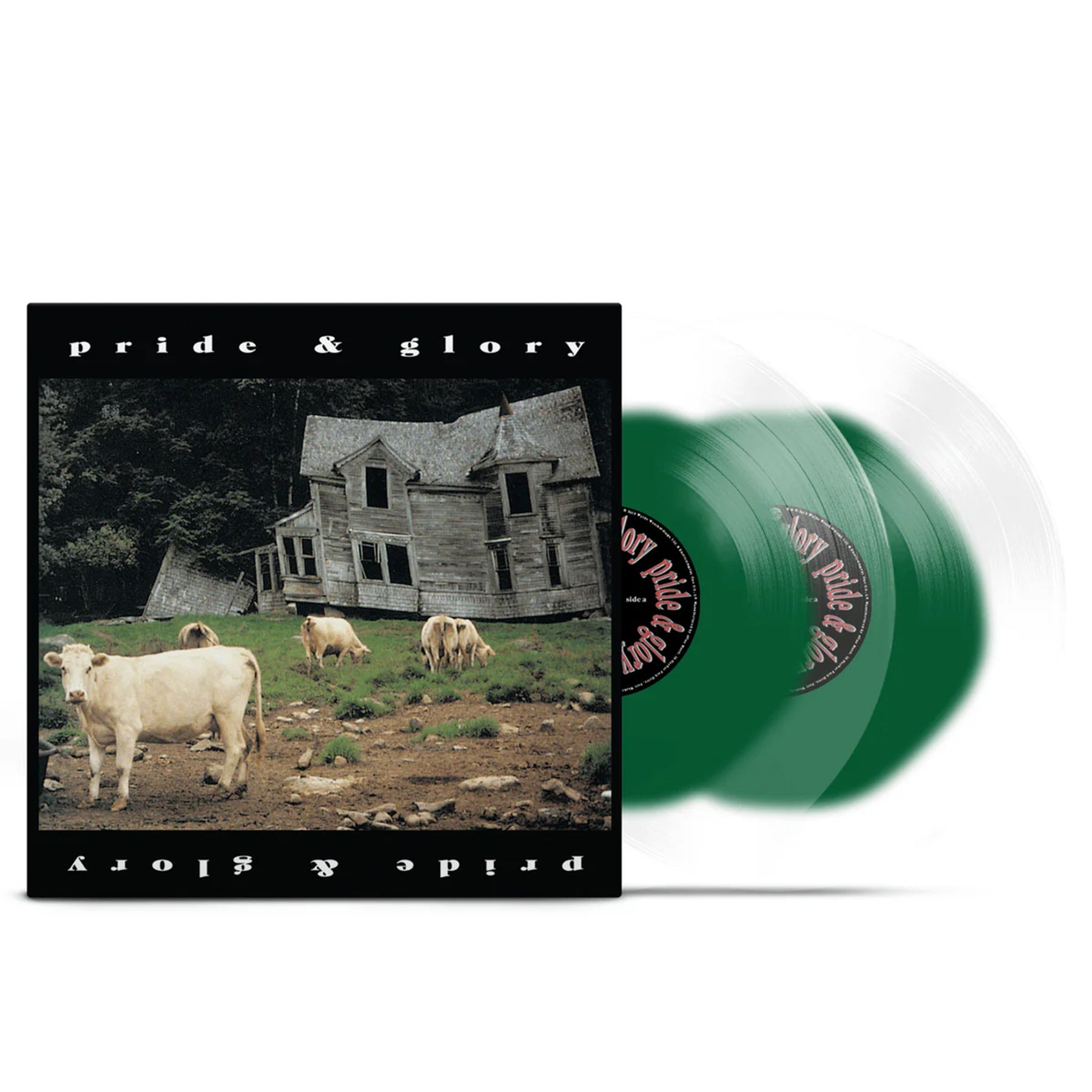 Pride & Glory S/T Evergreen and Clear Color In Color Vinyl