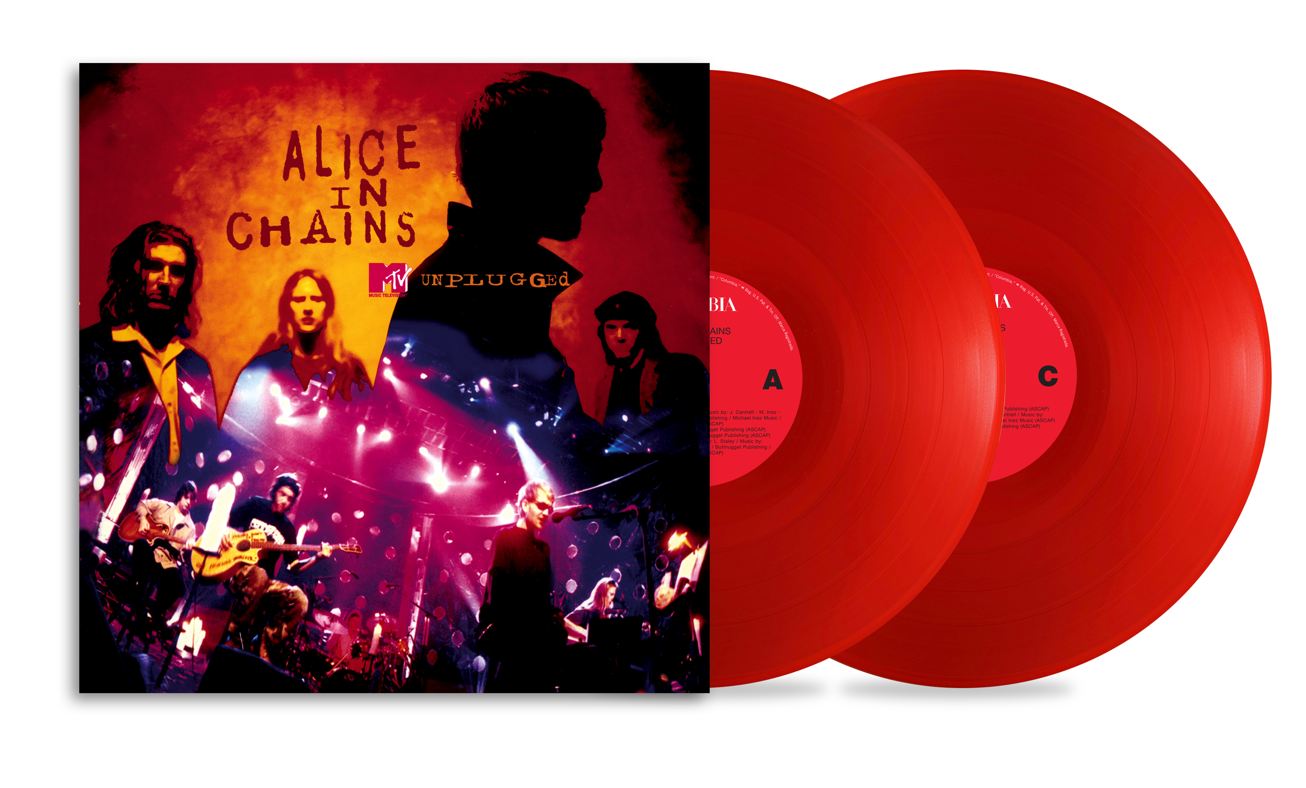 ALICE IN CHAINS ‘UNPLUGGED’ 2LP (Exclusive – Ruby Vinyl)