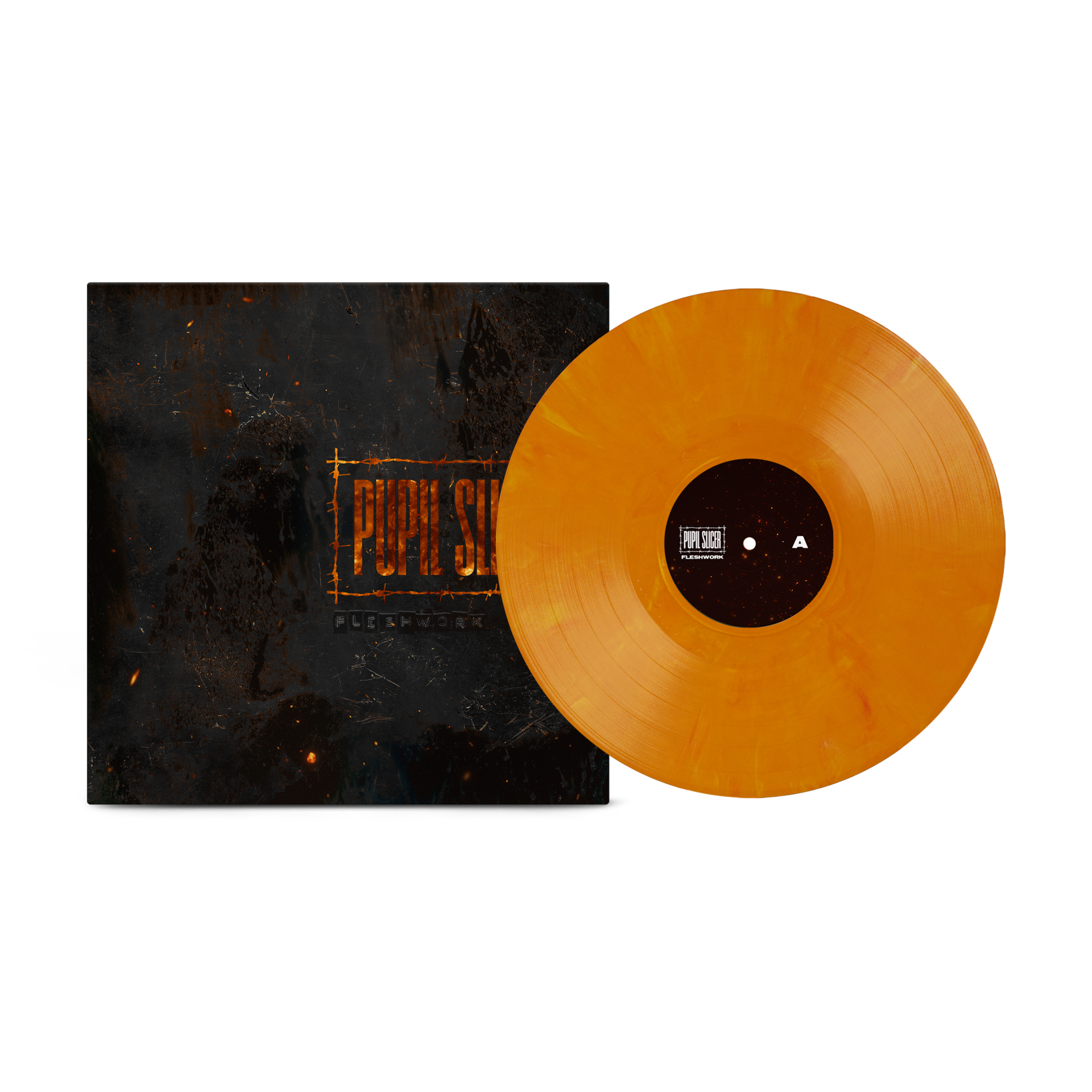 PUPIL SLICER 'FLESHWORK' LP (Eco Mix Citrus Vinyl)