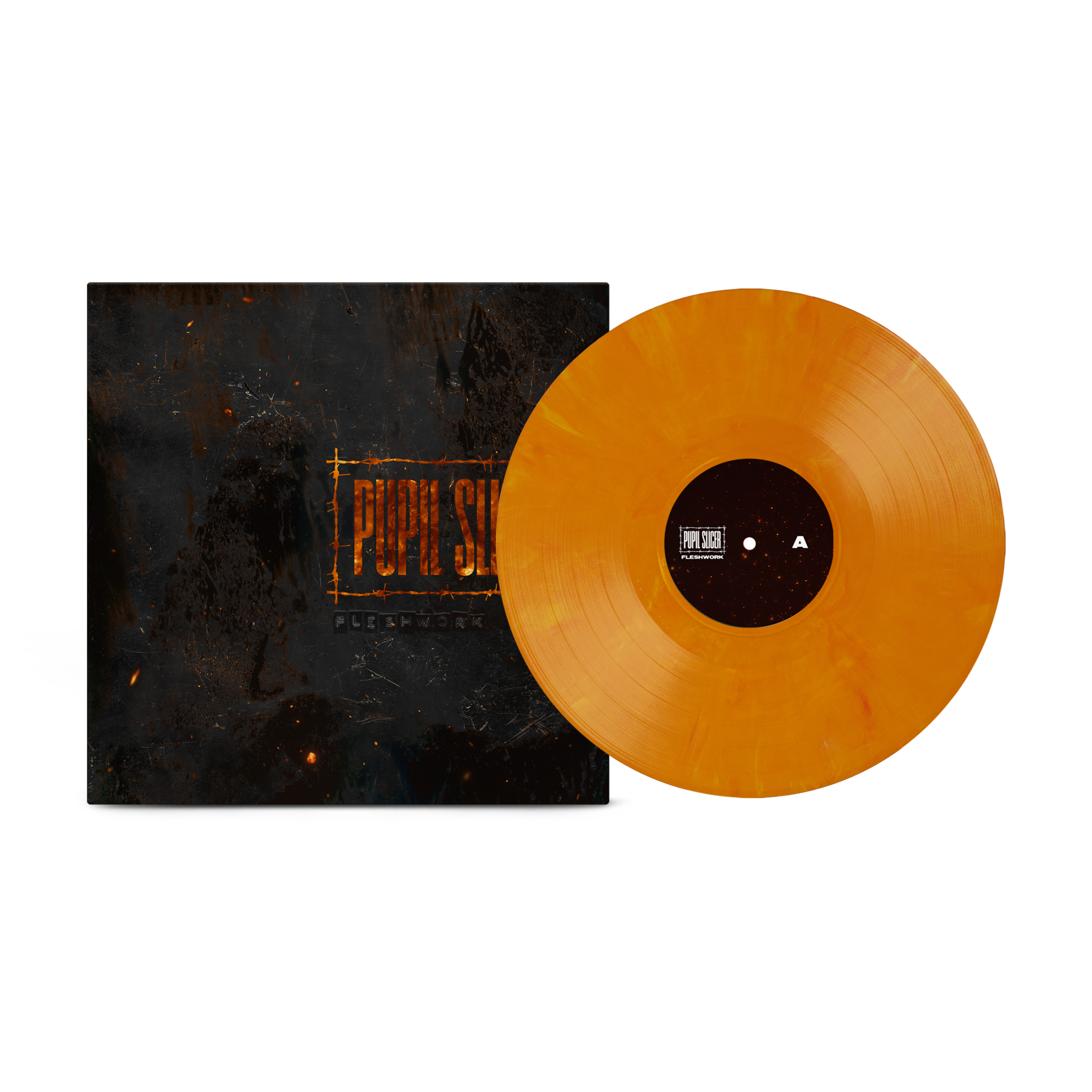 PUPIL SLICER 'FLESHWORK' LP (Eco Mix Citrus Vinyl)