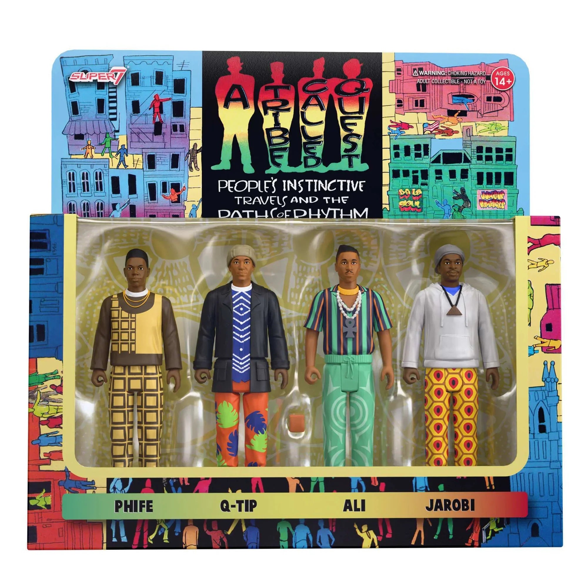 A TRIBE CALLED QUEST REACTION FIGURES WAVE 1 (People's Instinctive Travels And The Paths Of Rhythm 4-Pack)