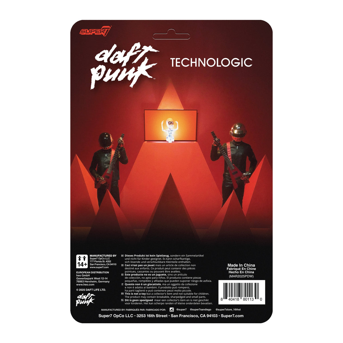 DAFT PUNK (Human After All) REACTION FIGURE 2-PACK WAVE 1