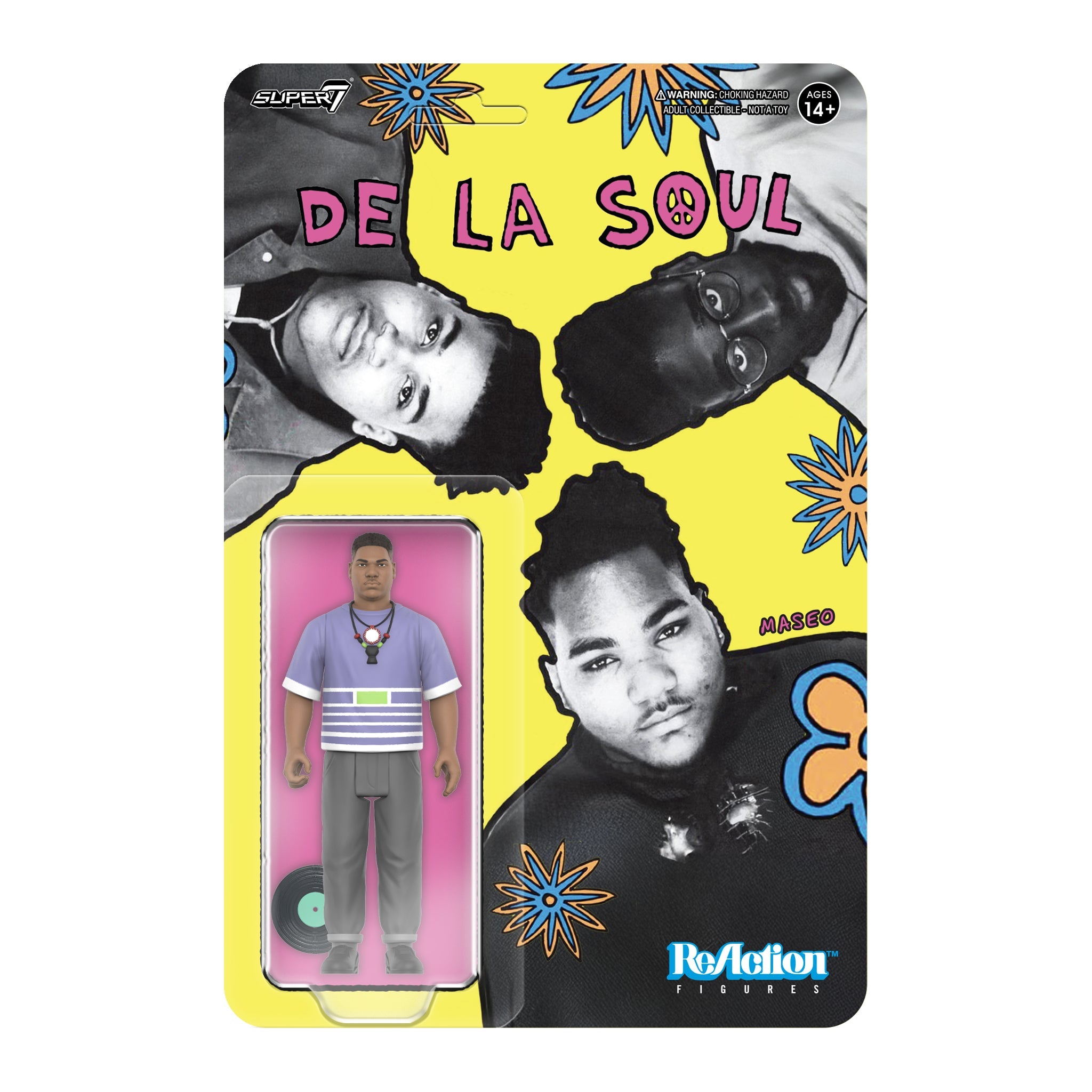 DE LA SOUL VINCENT "MASEO" MASON REACTION FIGURE WAVE 1 (Me, Myself & I)