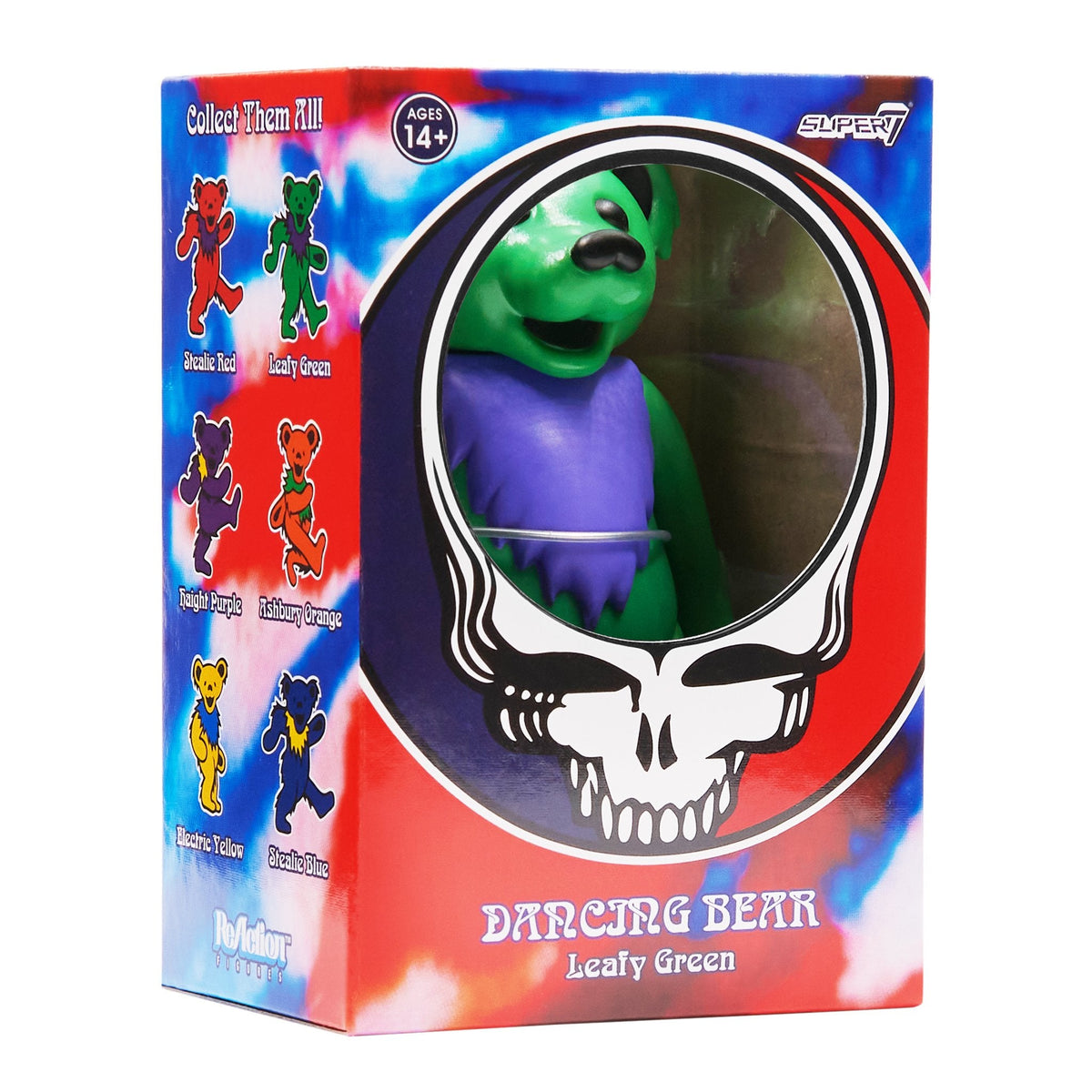 SUPER7 REACTION GRATEFUL DEAD W2 DANCING BEARS GREEN