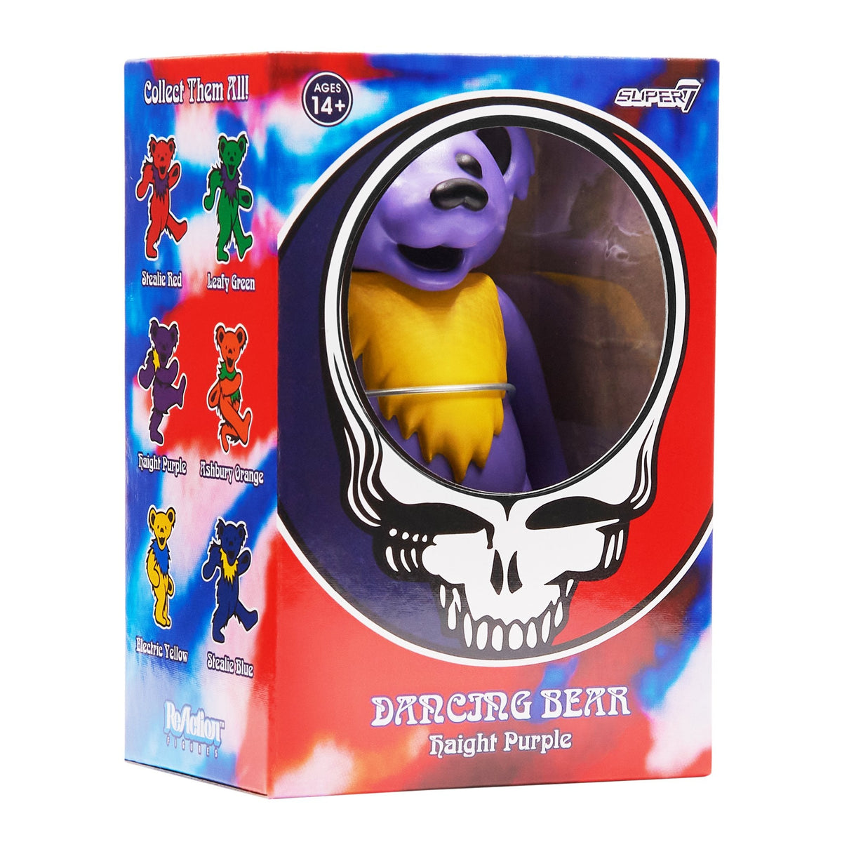 SUPER7 REACTION GRATEFUL DEAD W2 DANCING BEARS PURPLE