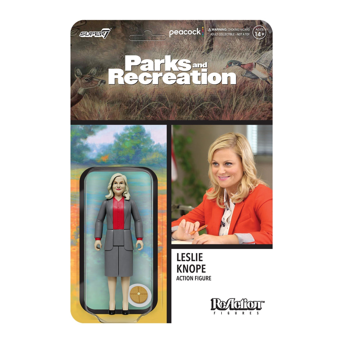 PARKS AND RECREATION REACTION WAVE 1 - LESLIE KNOPE ACTION FIGURE