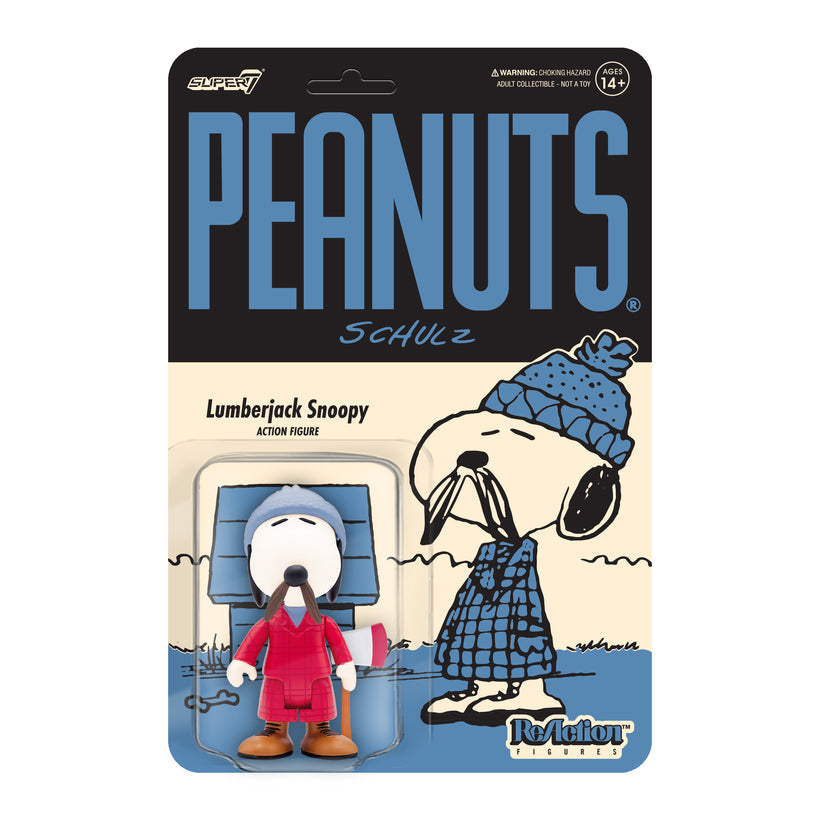 PEANUTS REACTION FIGURE WAVE 5 - LUMBERJACK SNOOPY