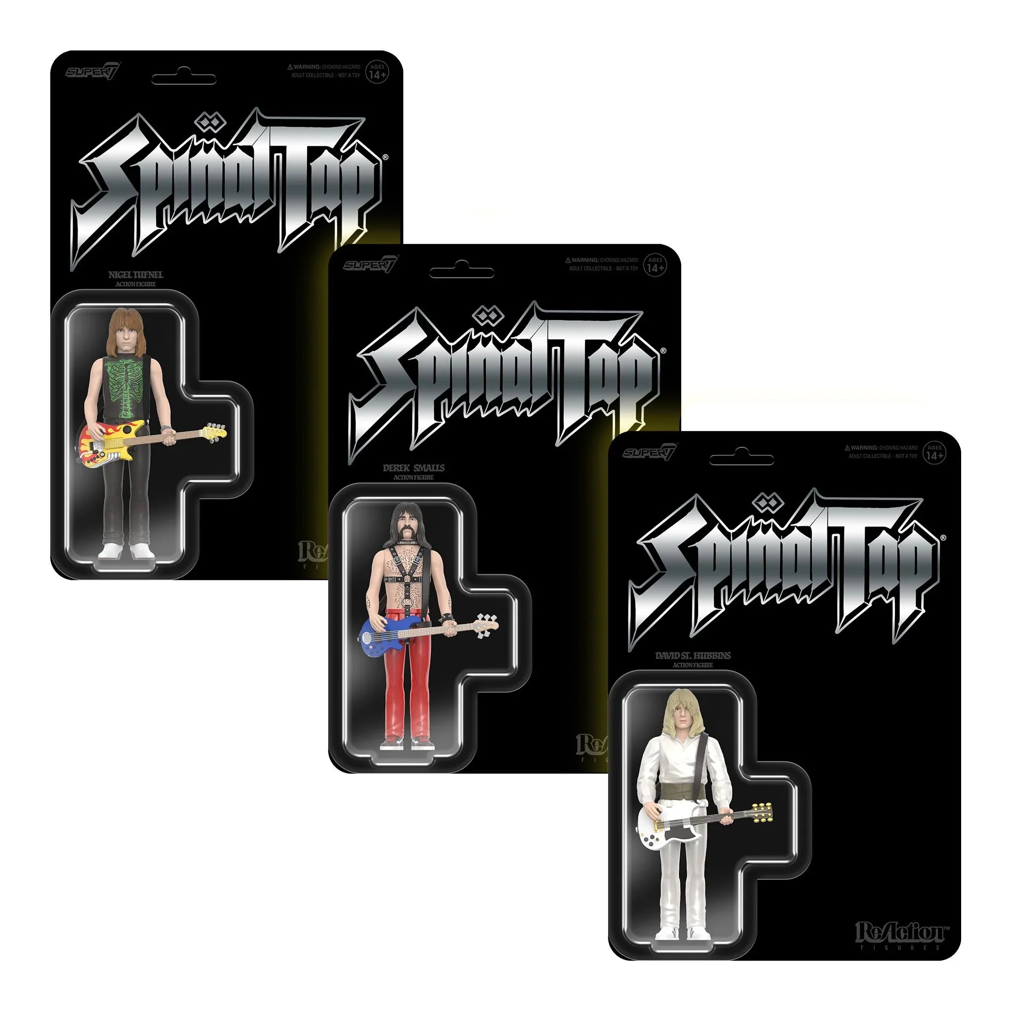 SPINAL TAP WAVE 1 REACTION FIGURES - SET OF 3