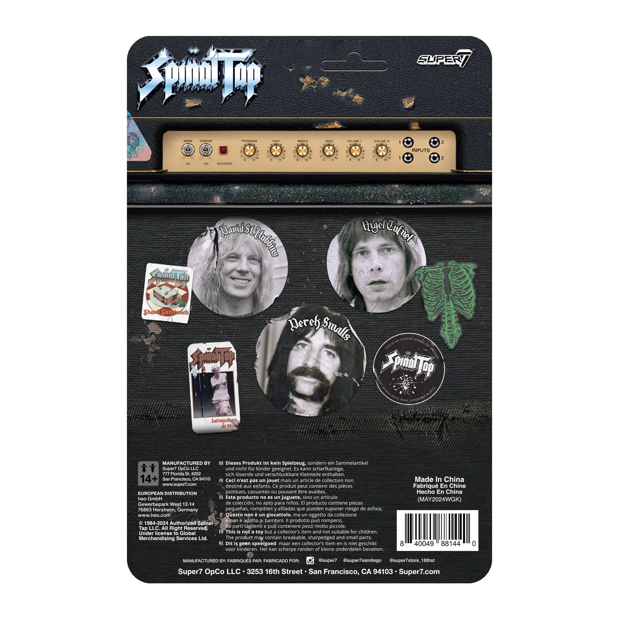 SPINAL TAP WAVE 1 REACTION FIGURES - SET OF 3