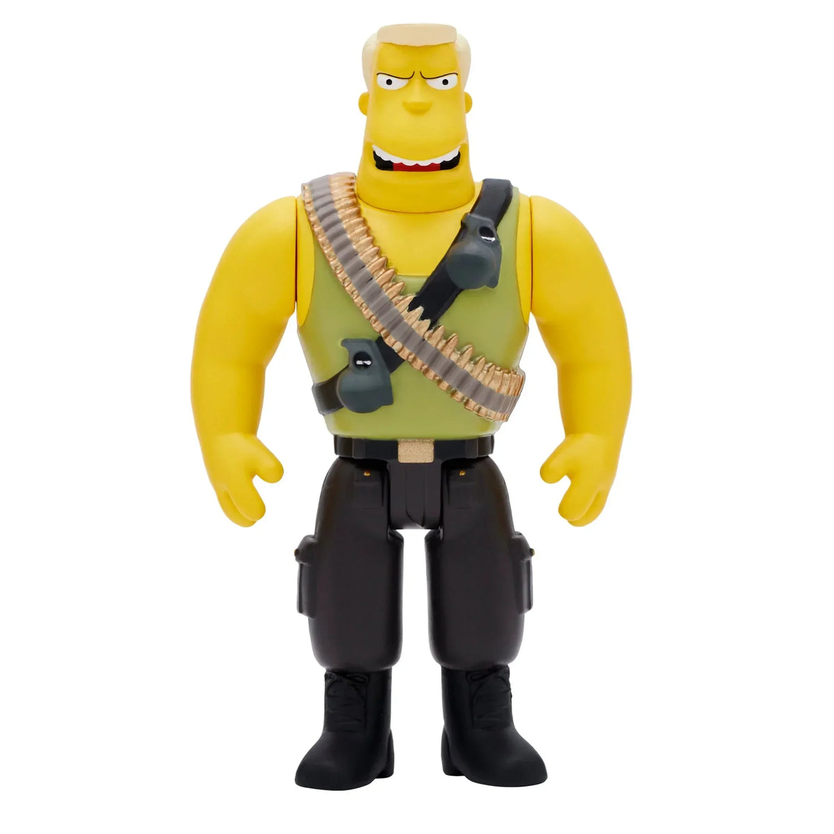 THE SIMPSONS REACTION WAVE 1 'MCBAIN (COMMANDO)' ACTION FIGURE