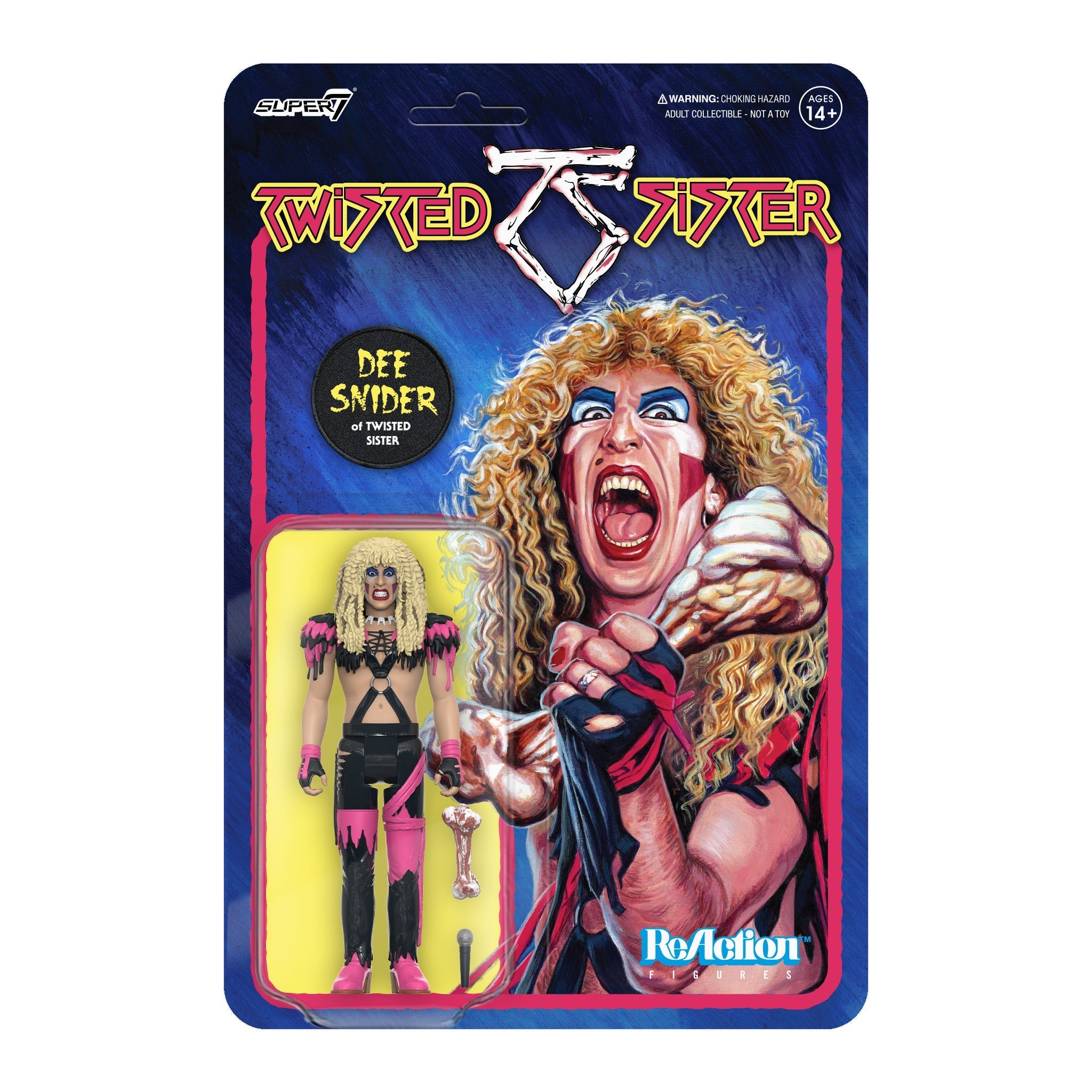 TWISTED SISTER ‘UNDER THE BLADE’ 40TH ANNIVERSARY 2LP (Limited Edition, Turquoise Vinyl) + DEE SNIDER REACTION FIGURE BUNDLE