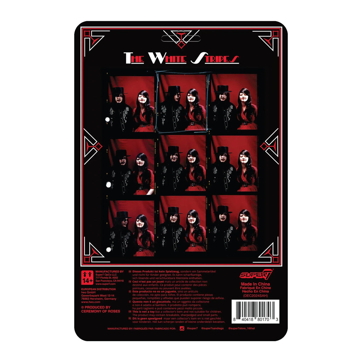 WHITE STRIPES 2-PACK REACTION FIGURES WAVE 1 (Get Behind Me Satan)