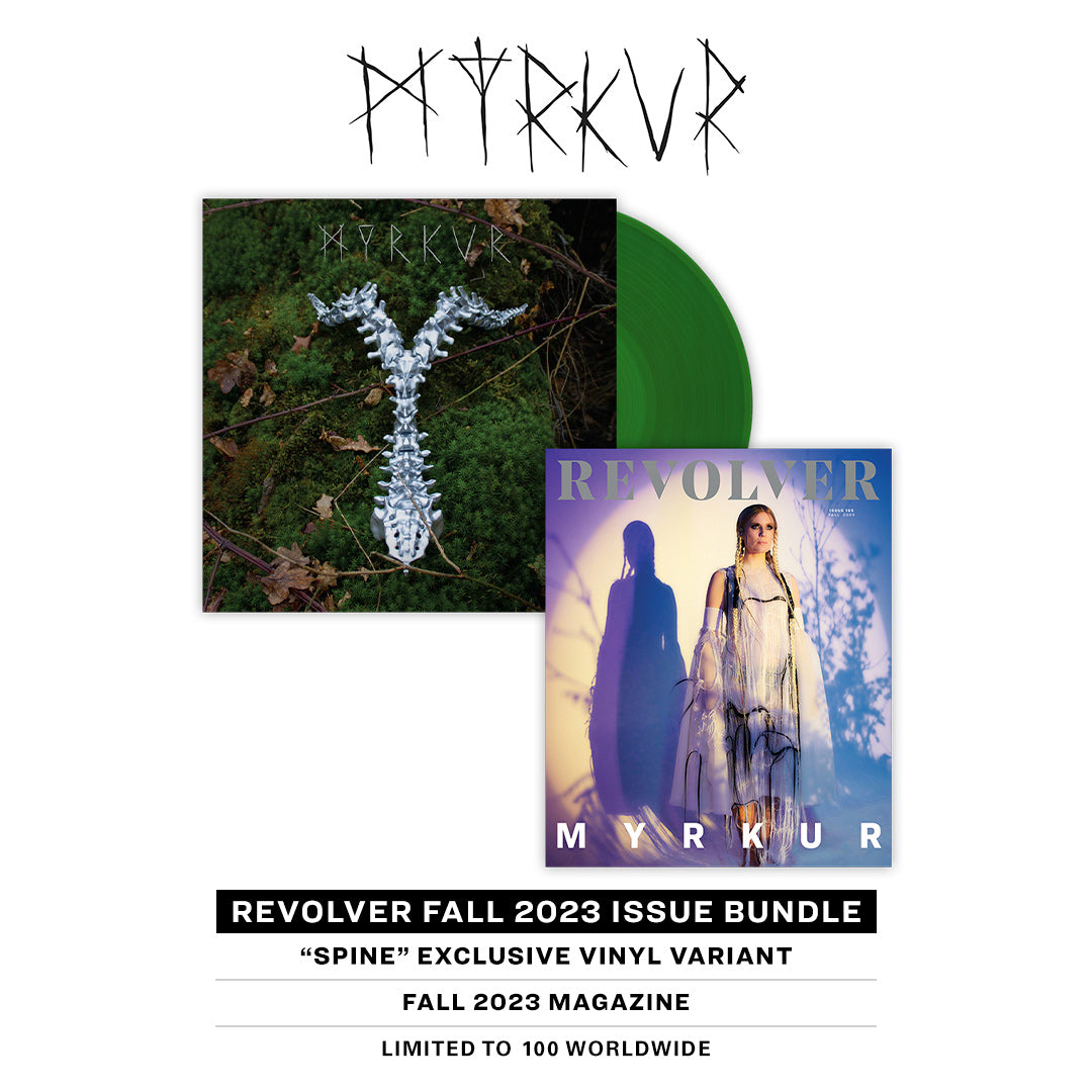 MYRKUR x REVOLVER BUNDLE – 2023 FALL ISSUE W/ 'SPINE' LP (Limited Edition – Only 300 made, Evergreen Vinyl)