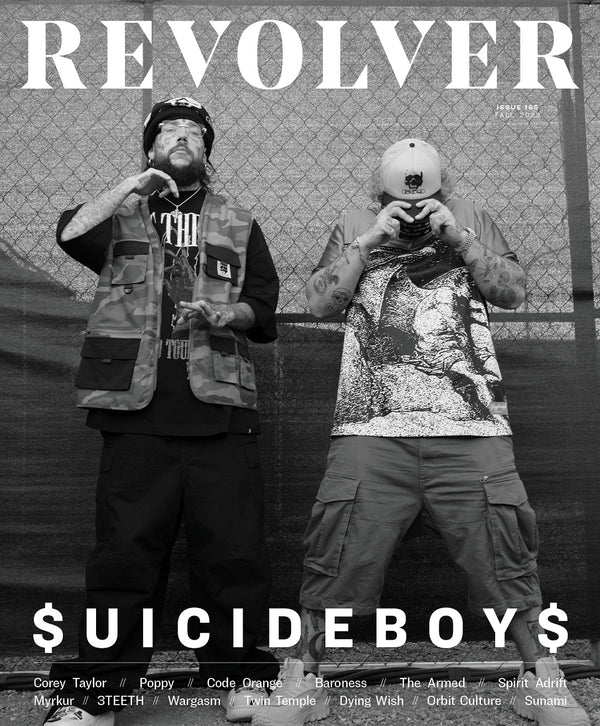 $UICIDEBOY$ x REVOLVER BUNDLE – 2023 FALL ISSUE W/ 'LONG TERM EFFECTS OF SUFFERING' LP & SING ME A LULLABY, MY SWEET TEMPTATION' LP  (Limited Edition – Only 500 made each)