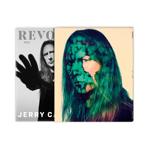 JERRY CANTRELL X REVOLVER BUNDLE - REVOLVER FALL 2024 ISSUE IN NUMBERED SLIPCASE W/ SIGNED 8"X10"