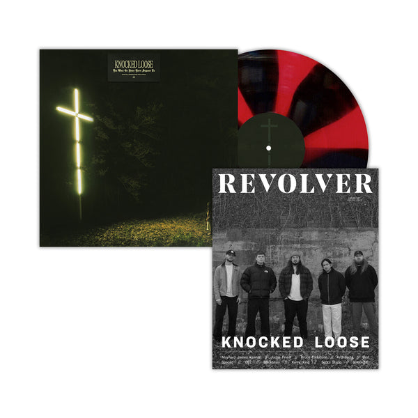 KNOCKED LOOSE X REVOLVER BUNDLE - REVOLVER SPRING 2024 ISSUE & KNOCKED LOOSE 'YOU WON'T GO BEFORE YOU'RE SUPPOSED TO' LP (Limited Edition – Only 500 Made, Blood Red & Black Pinwheel Vinyl)