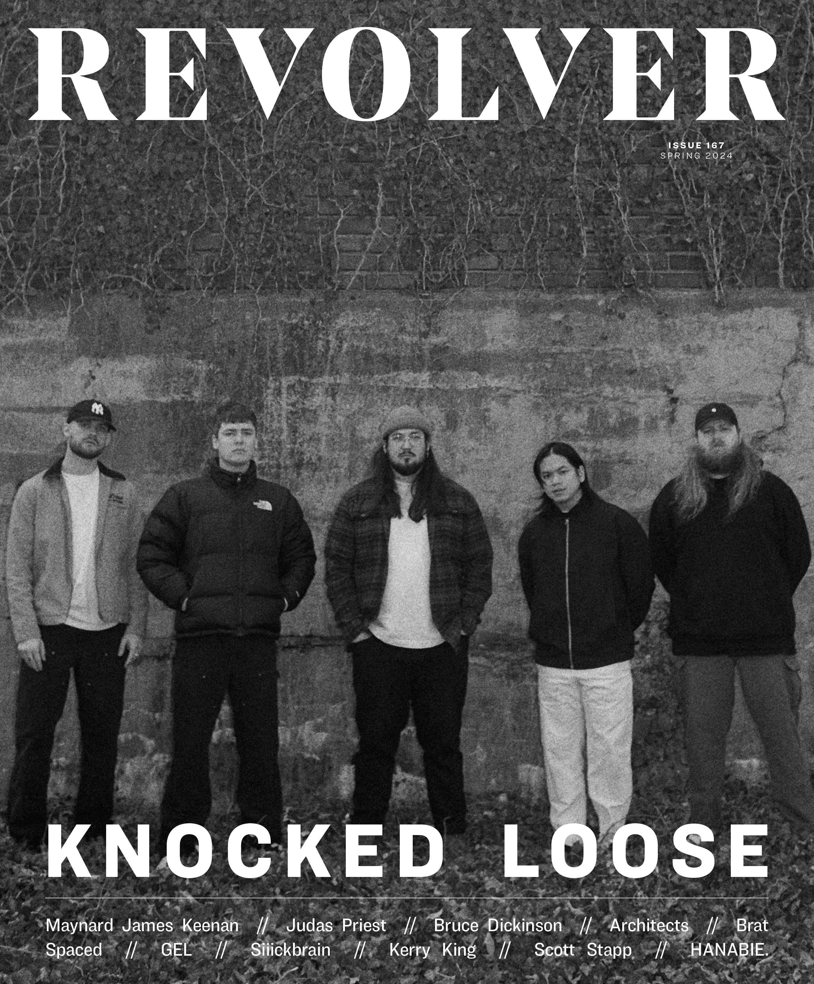 KNOCKED LOOSE X REVOLVER BUNDLE - REVOLVER SPRING 2024 ISSUE & KNOCKED LOOSE 'YOU WON'T GO BEFORE YOU'RE SUPPOSED TO' LP (Limited Edition – Only 500 Made, Blood Red & Black Pinwheel Vinyl)