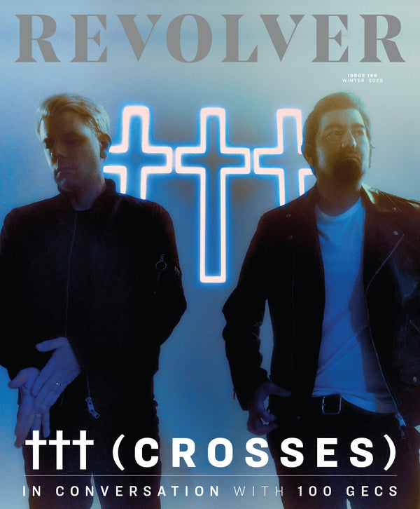 CROSSES X REVOLVER BUNDLE – 2023 WINTER ISSUE W/ 'PULSEPLAGG' 12" ETCHED VINYL (Limited Edition – Only 250 made, Purple Blue Recycle Mix vinyl)
