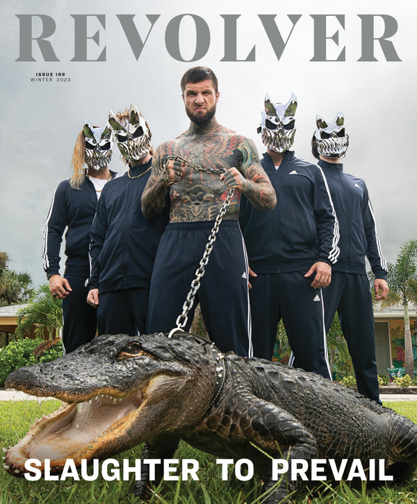 SLAUGHTER TO PREVAIL x REVOLVER BUNDLE – 2023 WINTER ISSUE W/ LIMITED EDITION EXCLUSIVE T-SHIRT