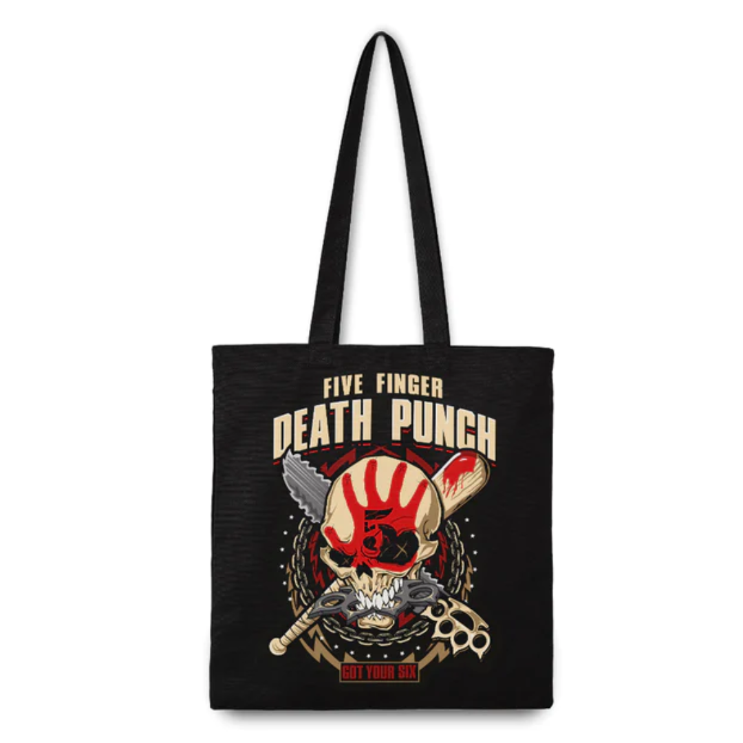 FIVE FINGER DEATH PUNCH - GOT YOUR SIX - TOTE BAG