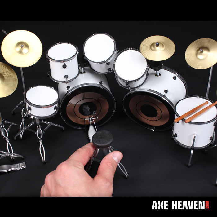 Jimmy "The Rev" Sullivan Miniature Replica Drum Set Collectible