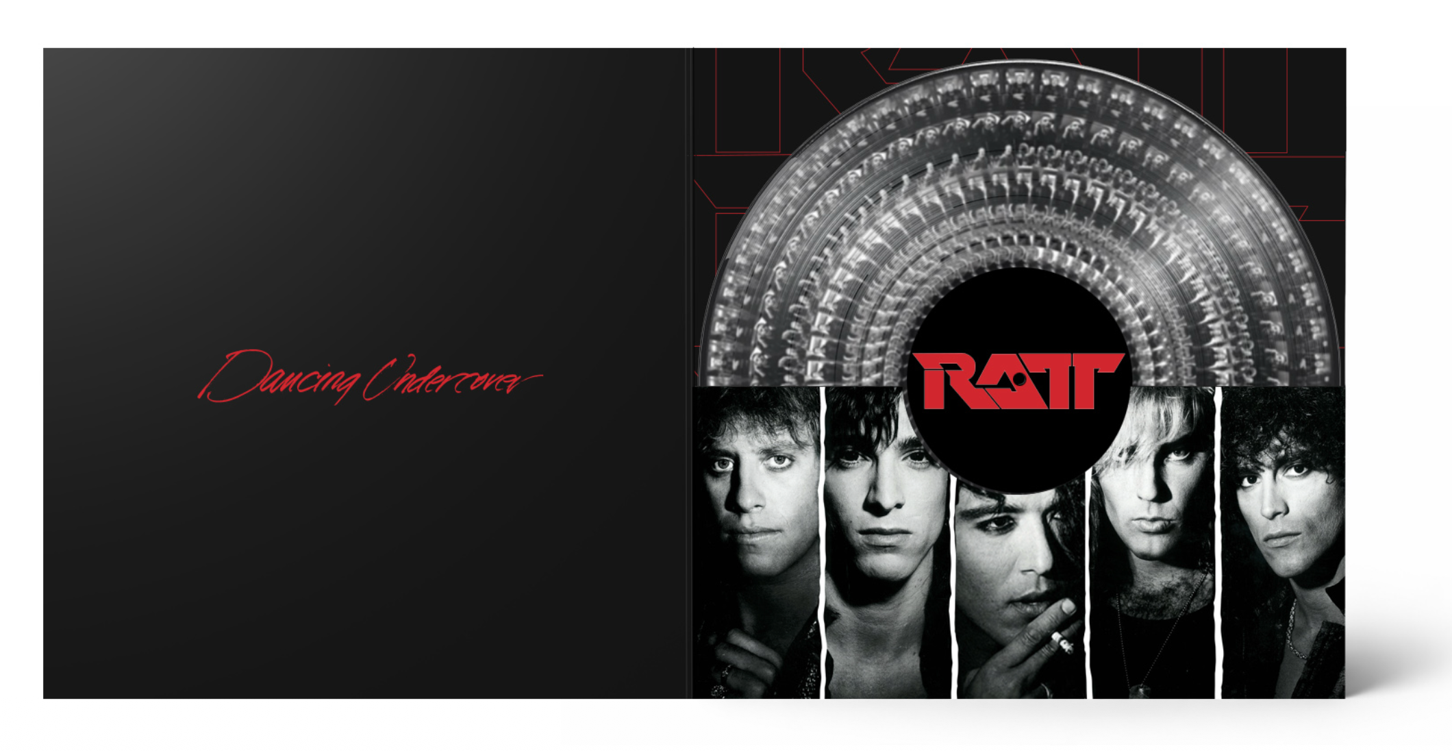 RATT 'DANCING UNDERCOVER' LP (40th Anniversary, Limited, Zoetrope Vinyl)