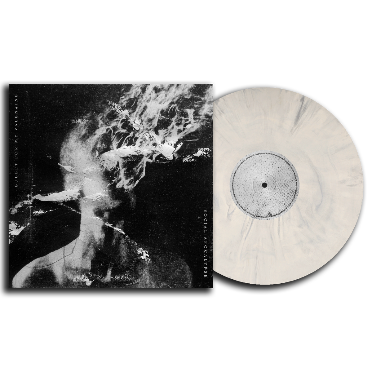 BULLET FOR MY VALENTINE ‘SOCIAL APOCALYPSE’ LP (Limited Edition, White with Grey Marble Vinyl)